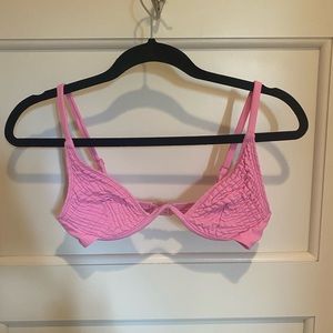Pink ASOS bikini top